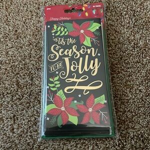 8 Christmas House money holders